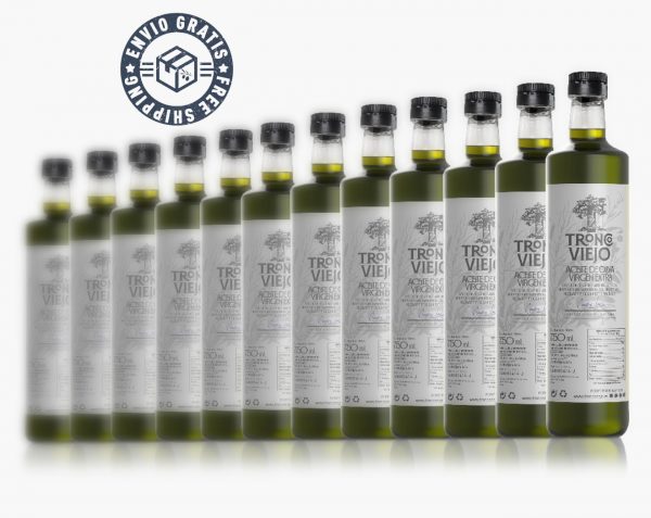 AOVE Botellas de 750 ml, botella de pet, Caja de 12 unidades