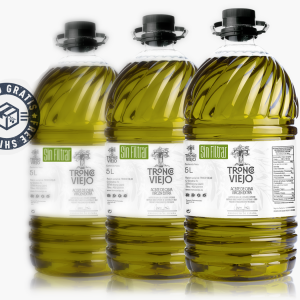 Garrafa de AOVE de 5 L  SIN FILTRAR en cajas de 3 unidades