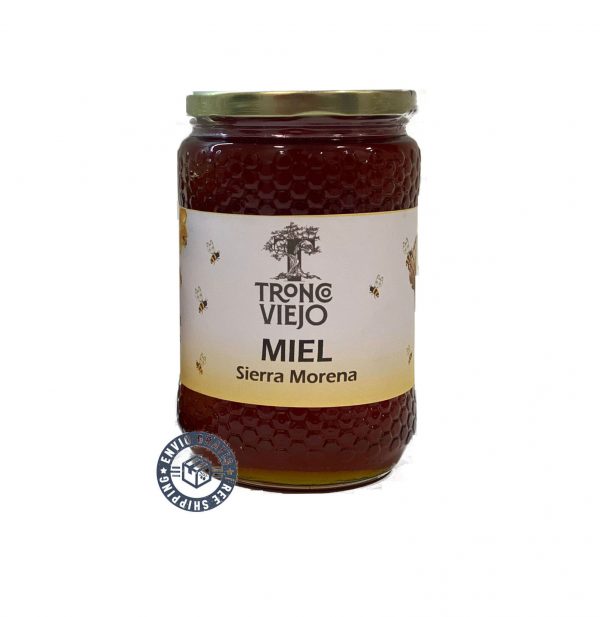 Tarro de 900 gr Cristal MIEL Pura de Sierra Morena