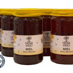 MIEL Pura de Sierra Morena, Garrafa de 2 Kg. Caja de 6 unidades