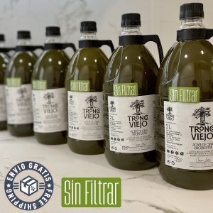 AOVE Botellas de 2 L SIN FILTRAR, Caja de 6 unidades